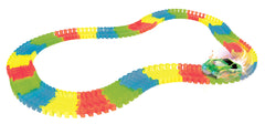 LIGHT TRAX GLOW IN THE DARK TRACK & LIGHT UP CAR ASSORTED STYLES