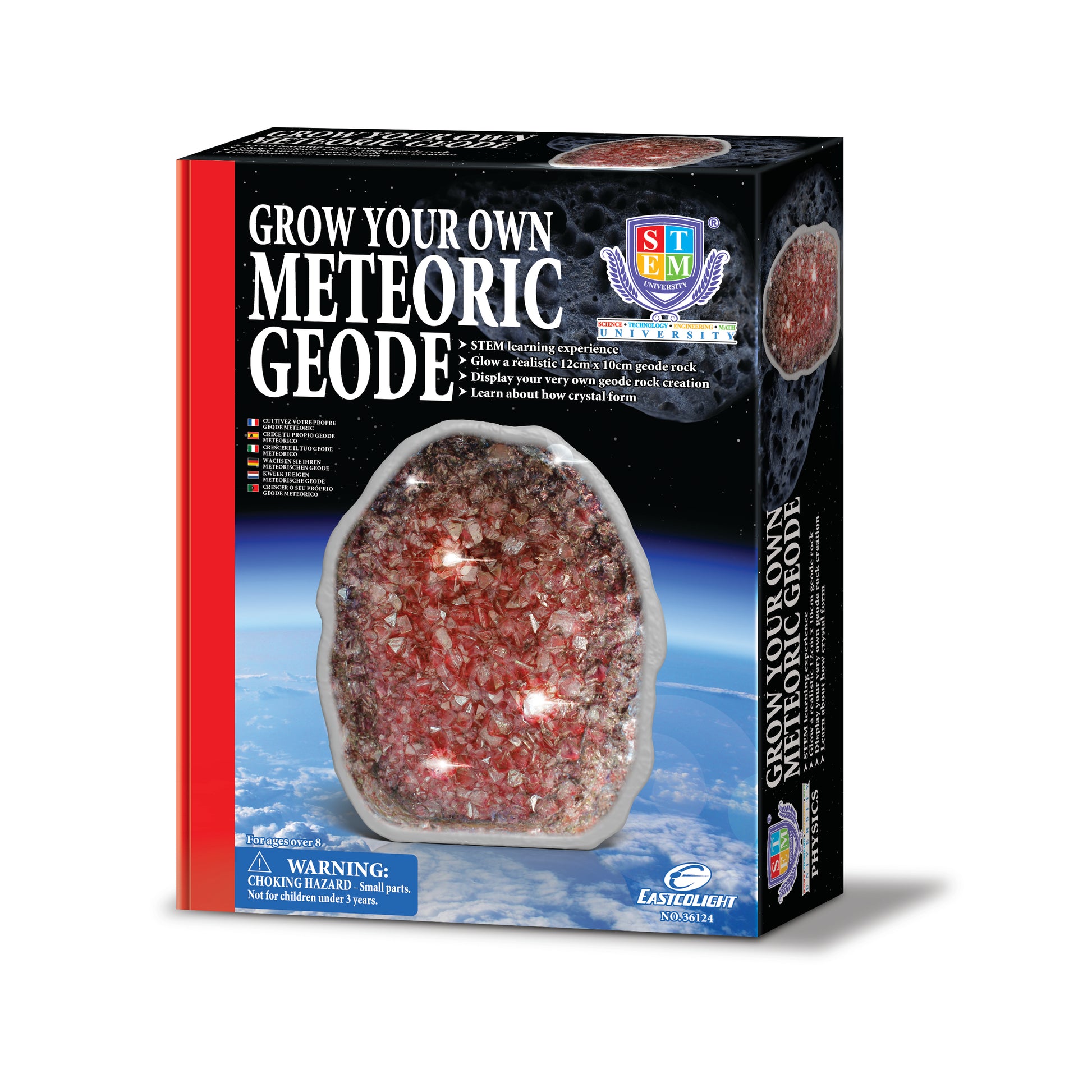 STEM Grow Your Own Meteoric Geode Red - Toyworld NZ