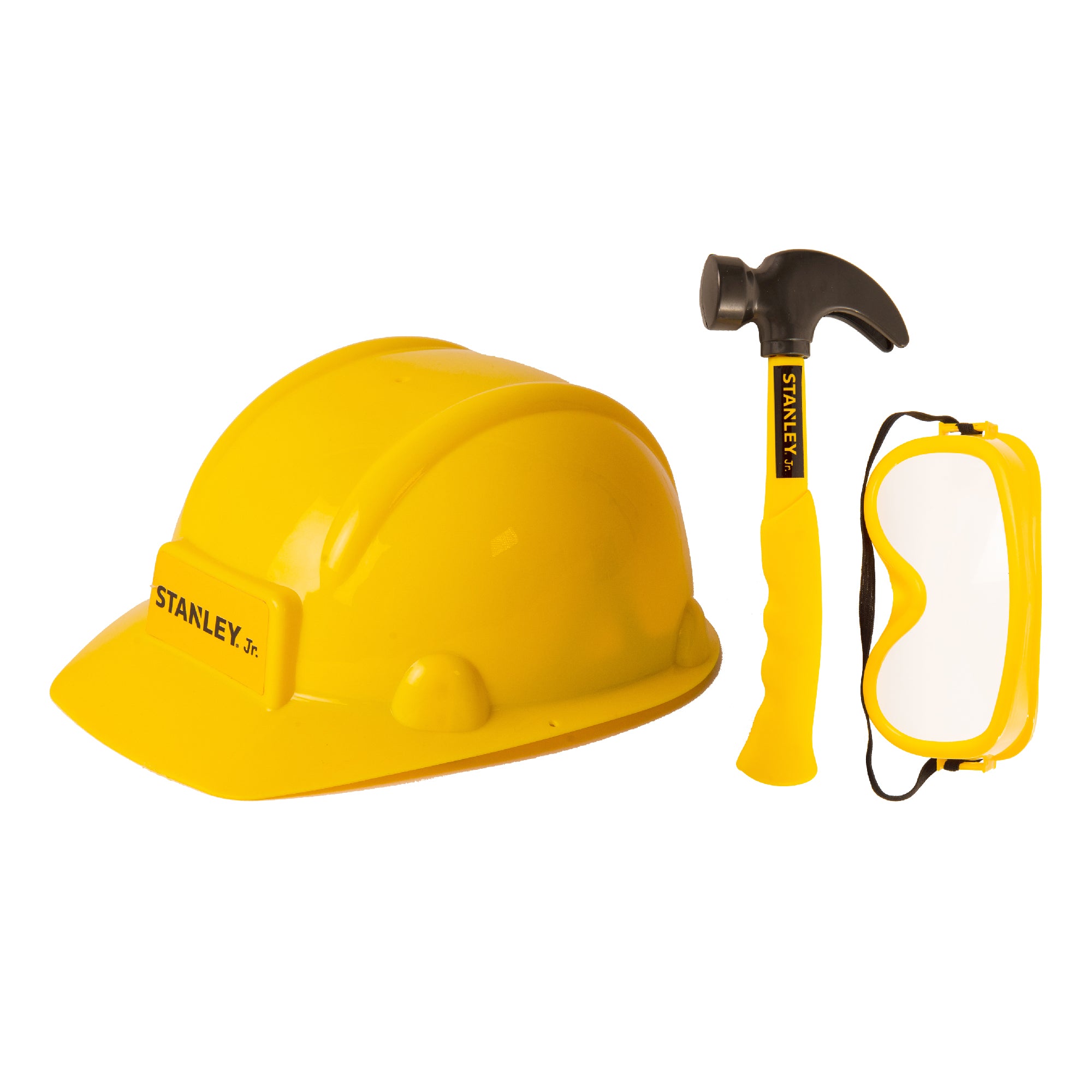 Stanley Jr. 3 Piece Tool Set Helmet, Safety Goggles & Hammer