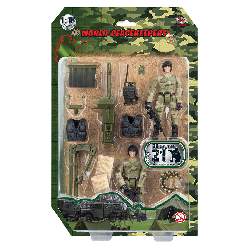 WORLD PEACEKEEPERS 1:18 MILITARY FIGURE - DELTA FORCE