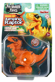 Redbox Pre-Historic Times Wind Up Jumping Raptor Assorted Styles