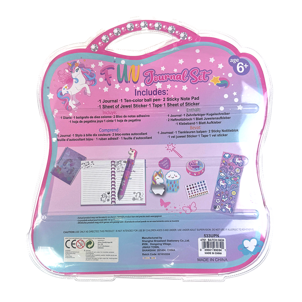 Fun Journal Set Fun Journal Set Unicorn – Toyworld NZ