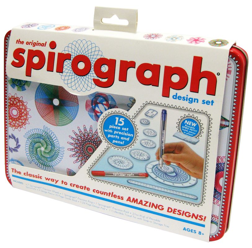 The Original Spirograph Puzzles Design Set Tin