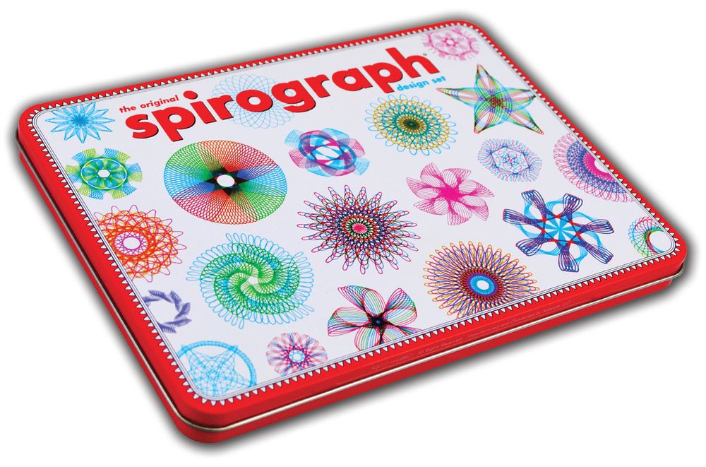 The Original Spirograph Puzzles Design Set Tin