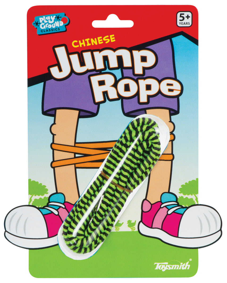 TOYSMITH PLAYGROUND CLASSICS CHINESE JUMP ROPE ASSORTED STYLES