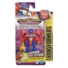 Transformers Cyberverse Scout Class Figure Energon Axe Attack Optimus Prime