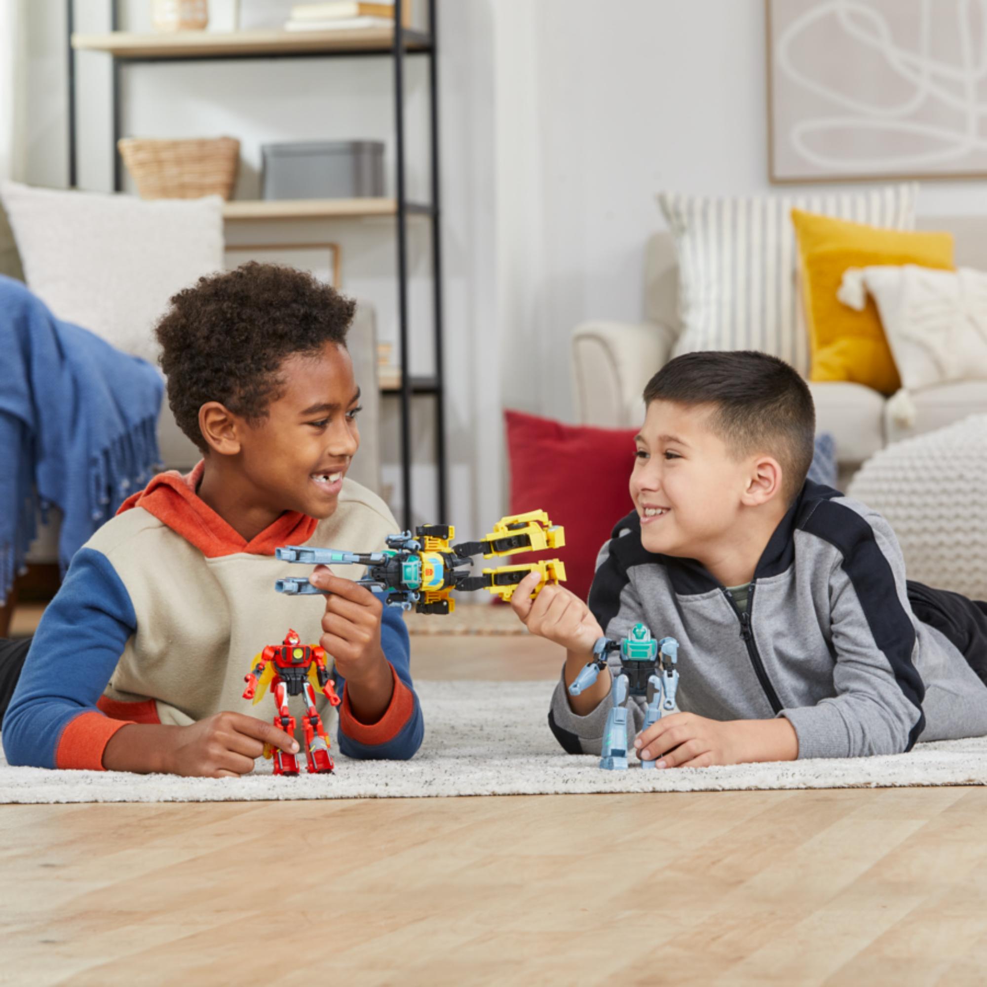 Transformers EarthSpark Cyber-Combiner Bumblebee and Mo Malto