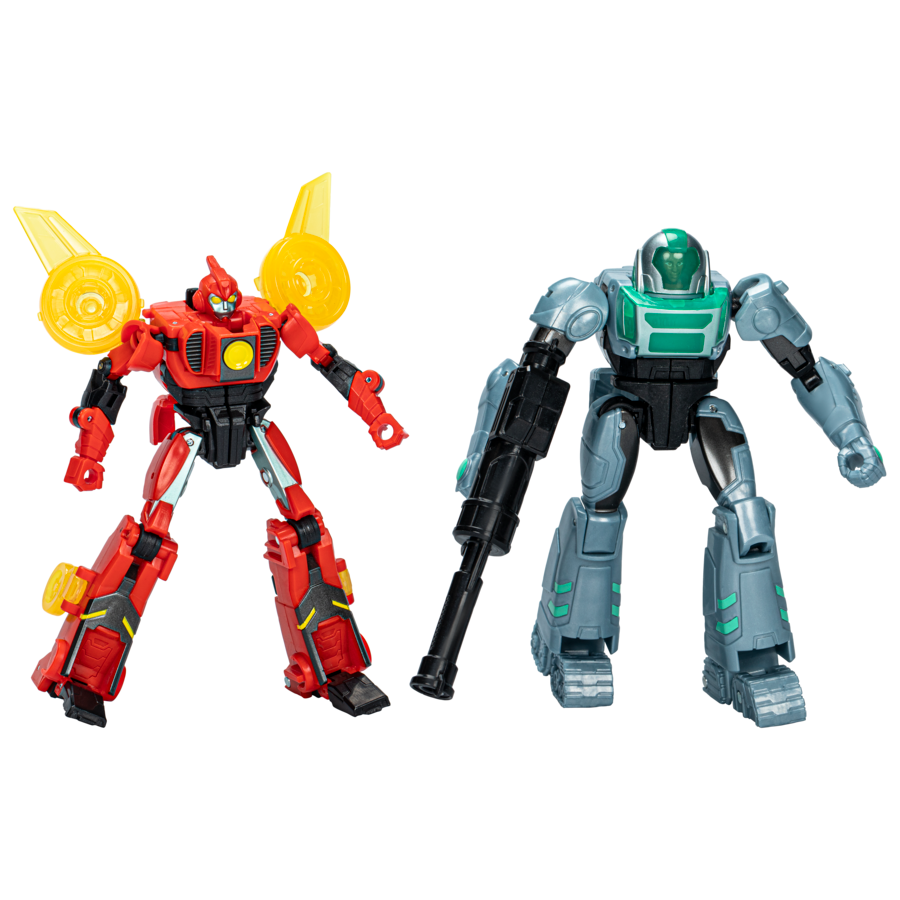 Transformers EarthSpark Cyber-Combiner Terran Twitch and Robby Malto