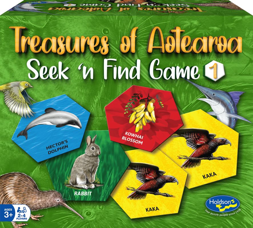 TREASURES OF AOTEAROA SEEK N FIND GAME S1