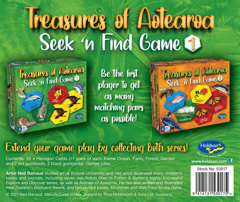 TREASURES OF AOTEAROA SEEK N FIND GAME S1