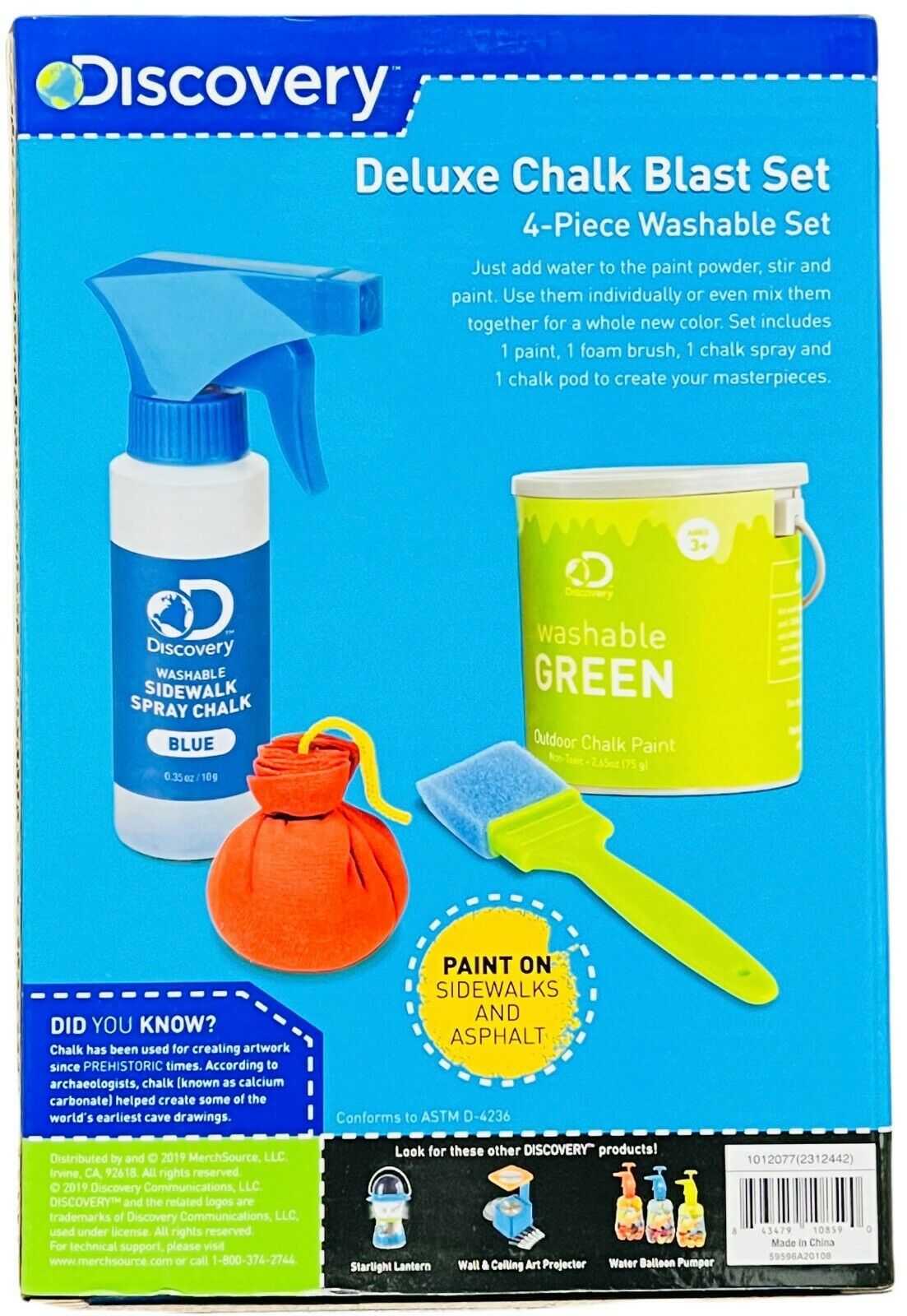 Discovery Deluxe Chalk Blast Set