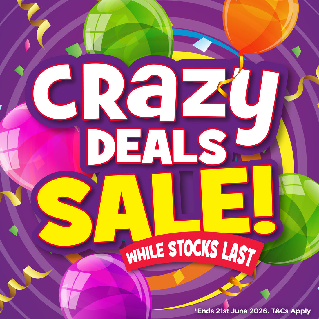 Crazy Deals Sale is back!