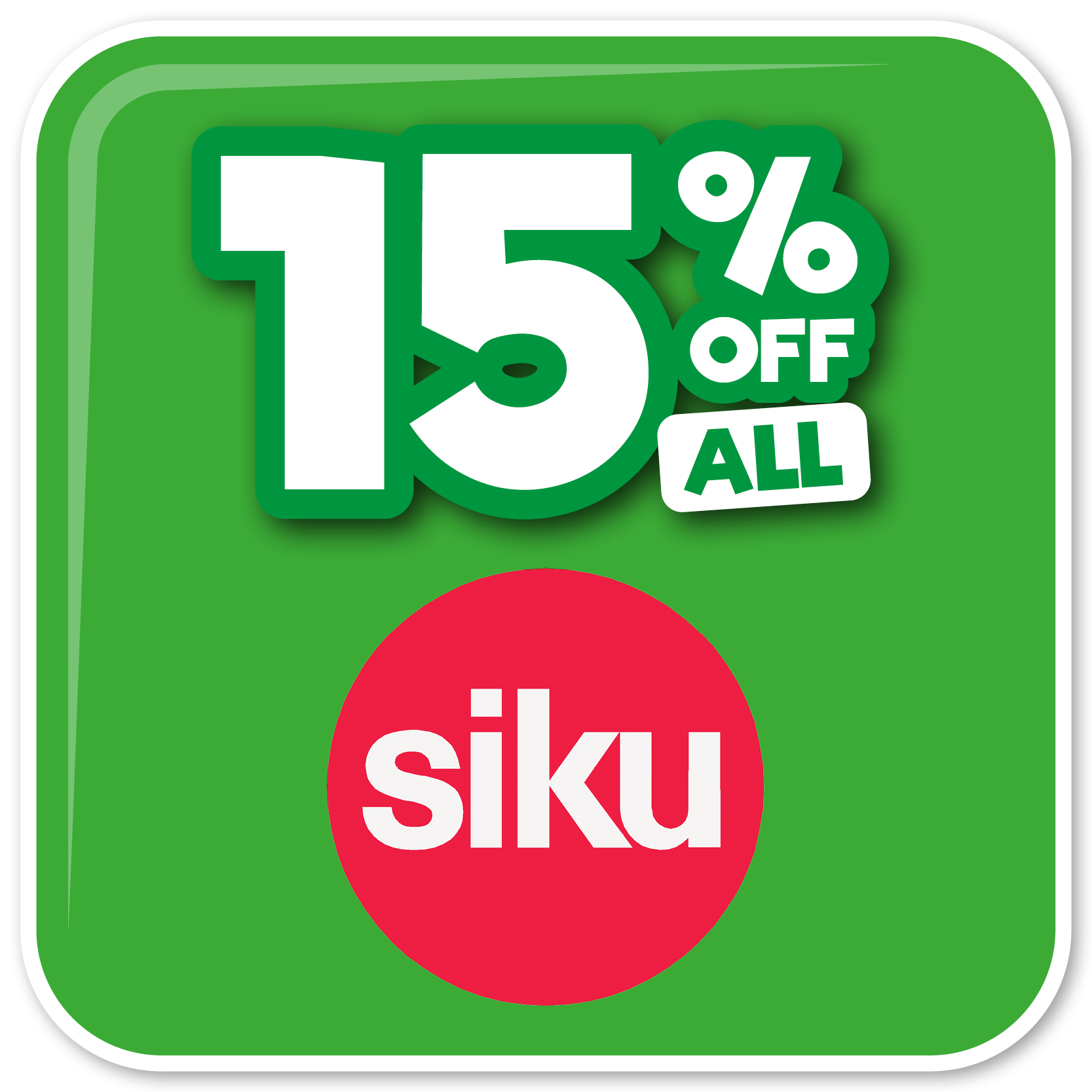 Toyworld sale on Lego Siku sets 15% off