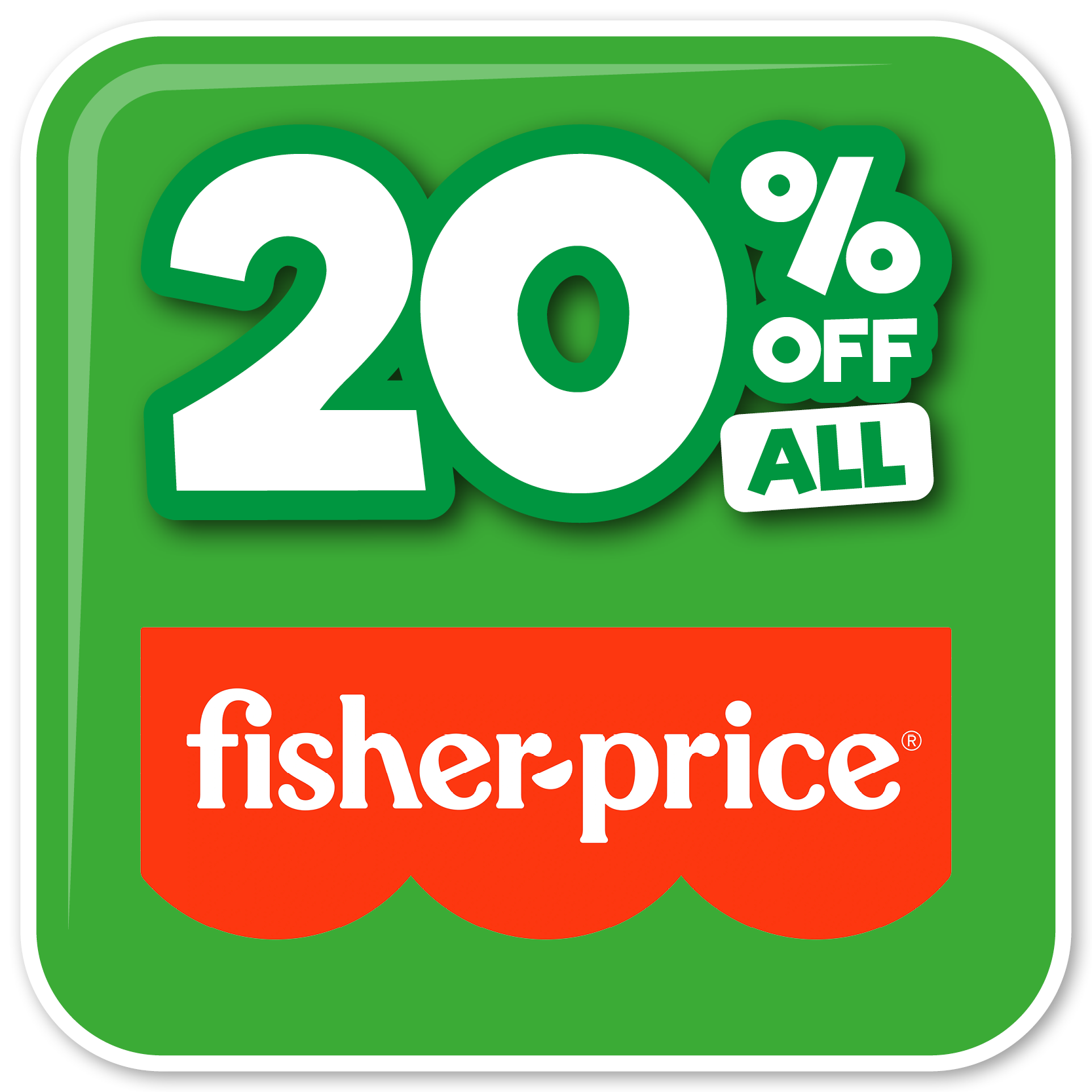 Toyworld sale on Fisher-price toys 20% off