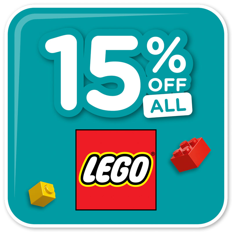 15% sale off lego.