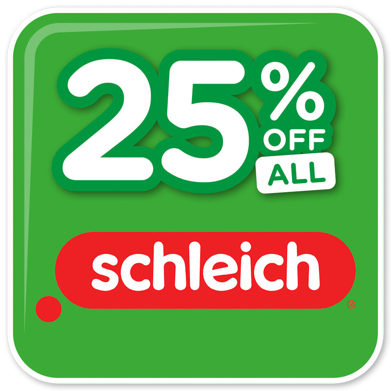 25% sale off schleich toys.