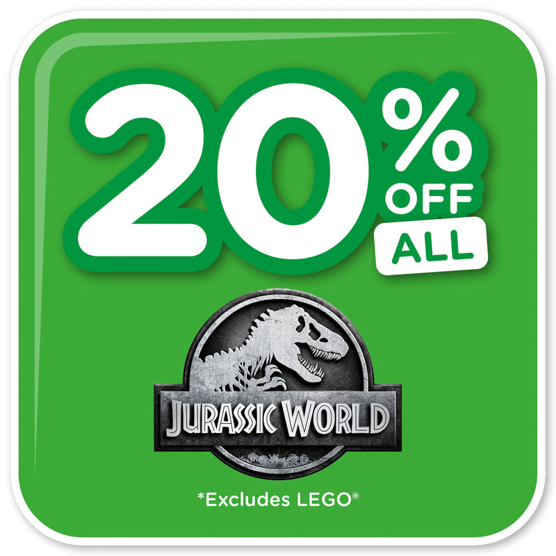 20% off sale on jurassic world.