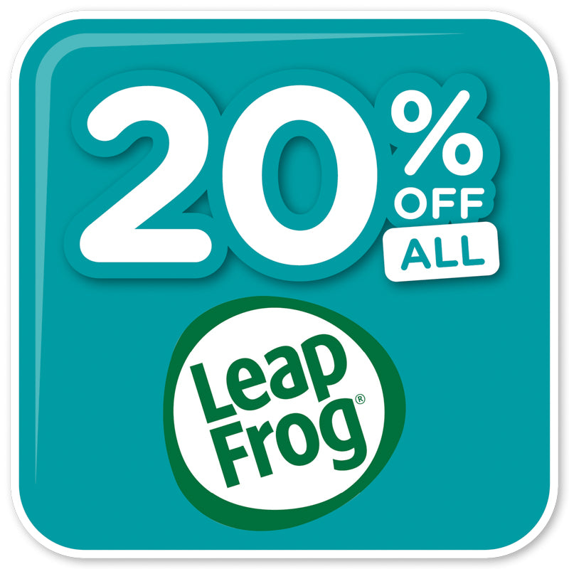 20% sale on leapfrog.