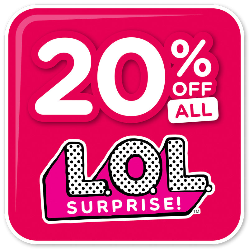 20% off sale on LOL surprise.