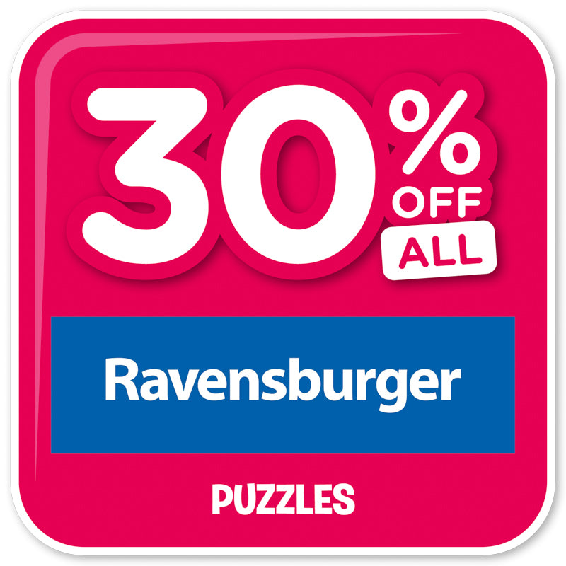 30% sale off ravensburger puzzles.