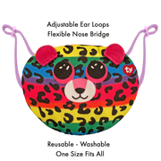 Ty Face Mask Dotty The Multicoloured Leopard