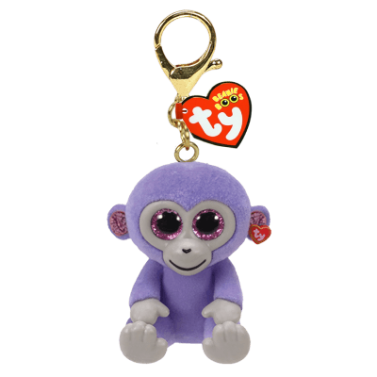 Ty Mini Boos Clip - Grapes Monkey
