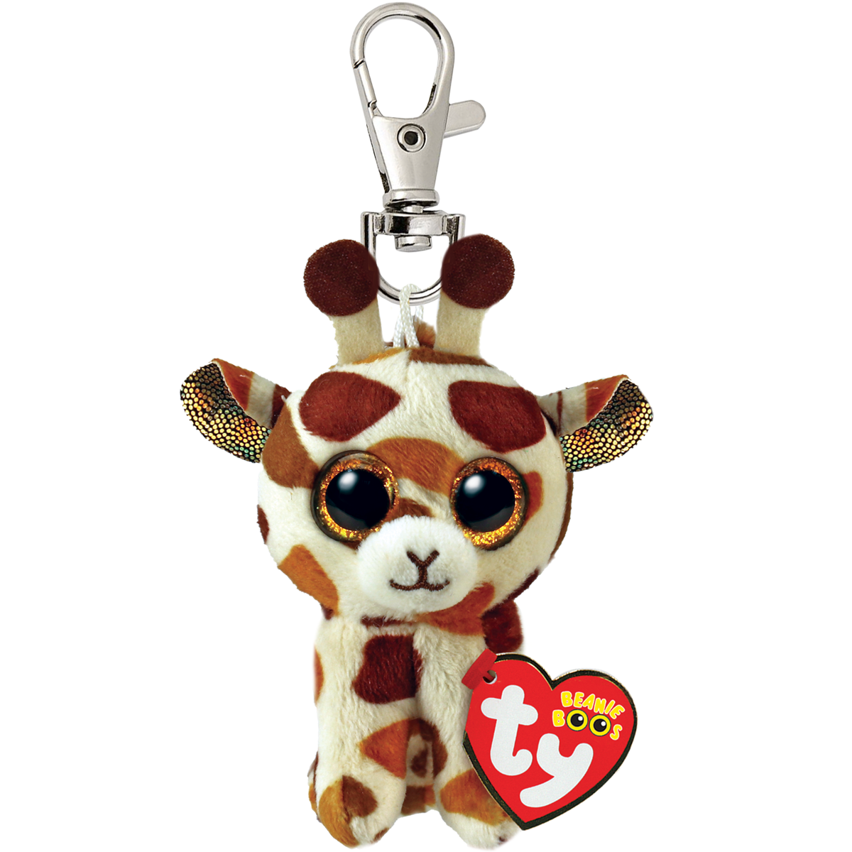 Ty Beanie Boos Clip - Stilts Tan Giraffe