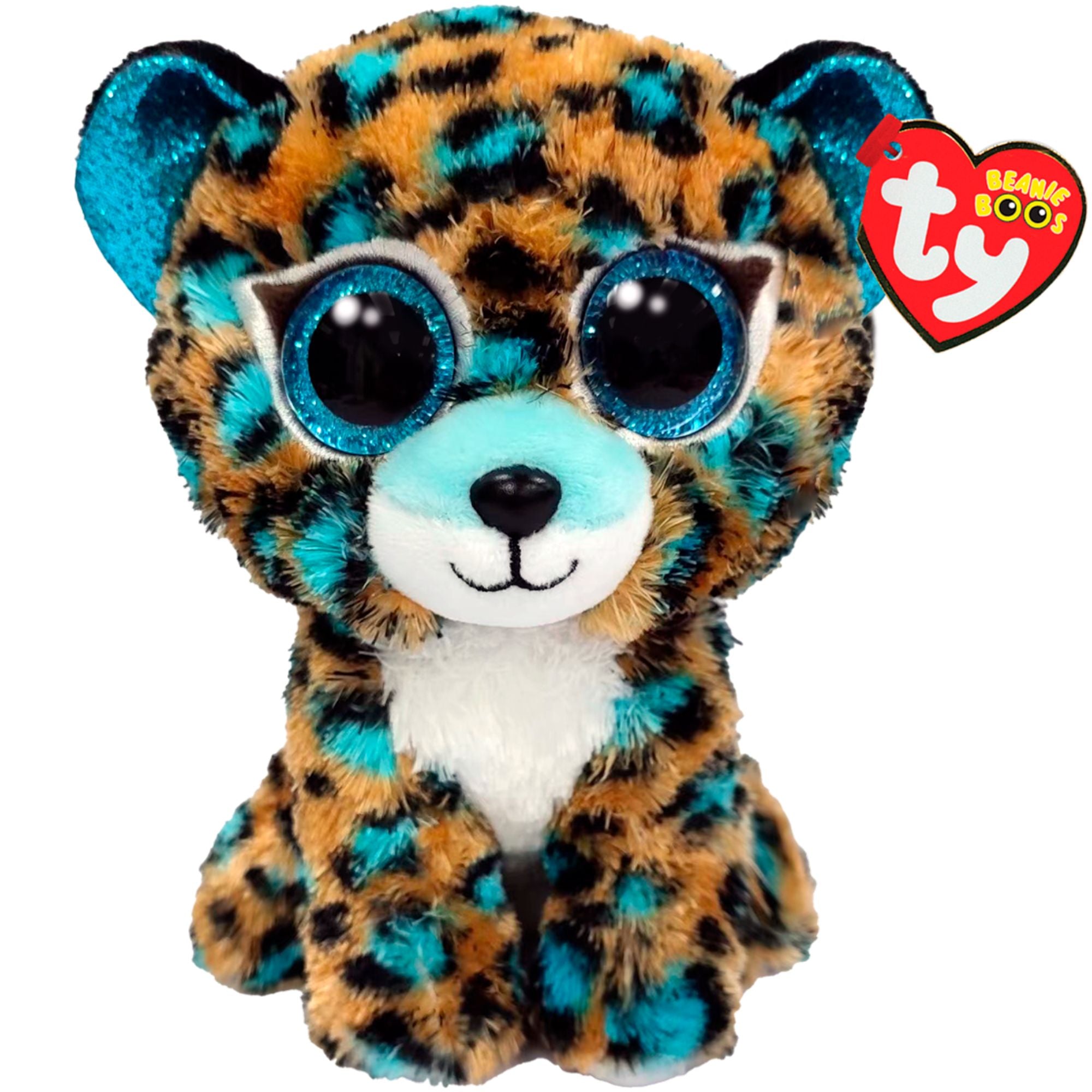 Ty Beanie Boo Regular - Cobalt Blue Leopard