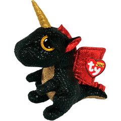 TY BEANIE BOO REGULAR - GRINDAL DRAGON WITH HORN