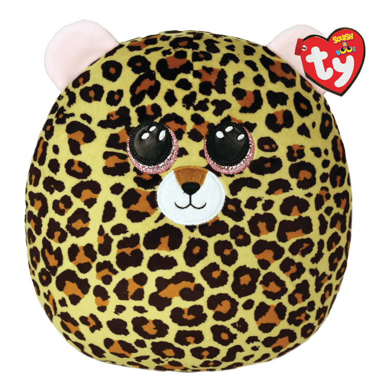 Ty Squishy Beanies 35cm - Livvie Spotted Leopard