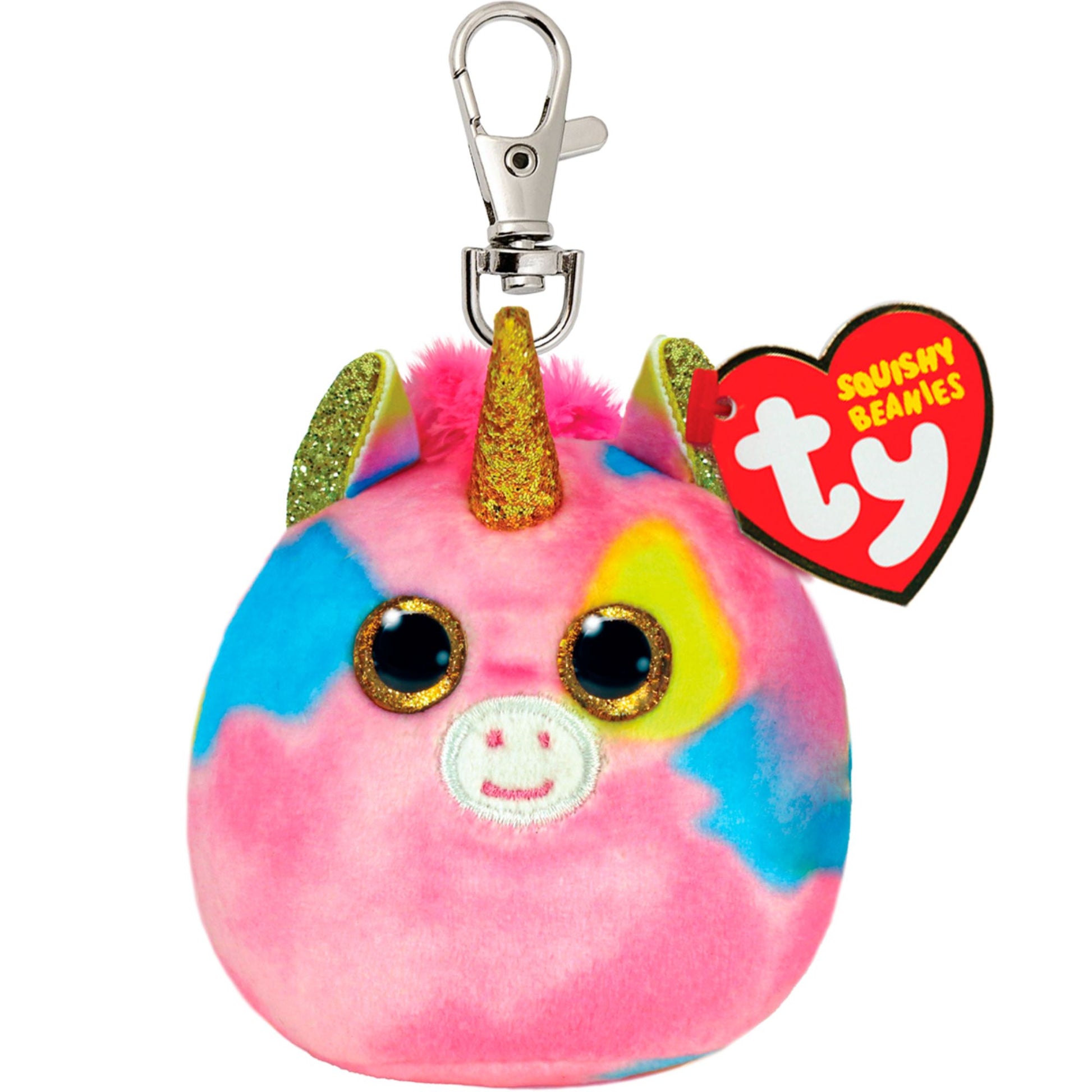 Ty Squishy Beanies Clip Fantasia Multicolor Unicorn – Toyworld NZ
