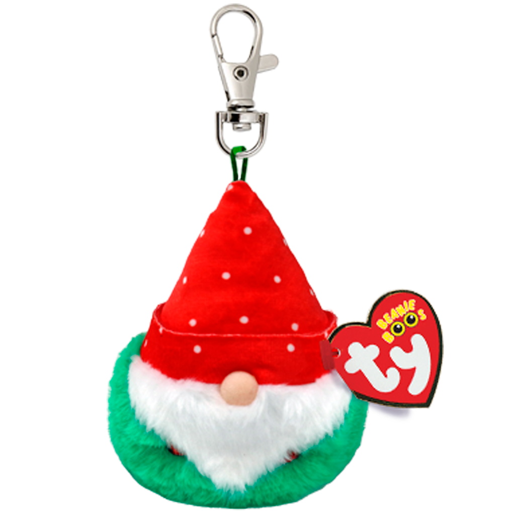 TY WINTER CLIP - TOPSY RED HAT GNOME