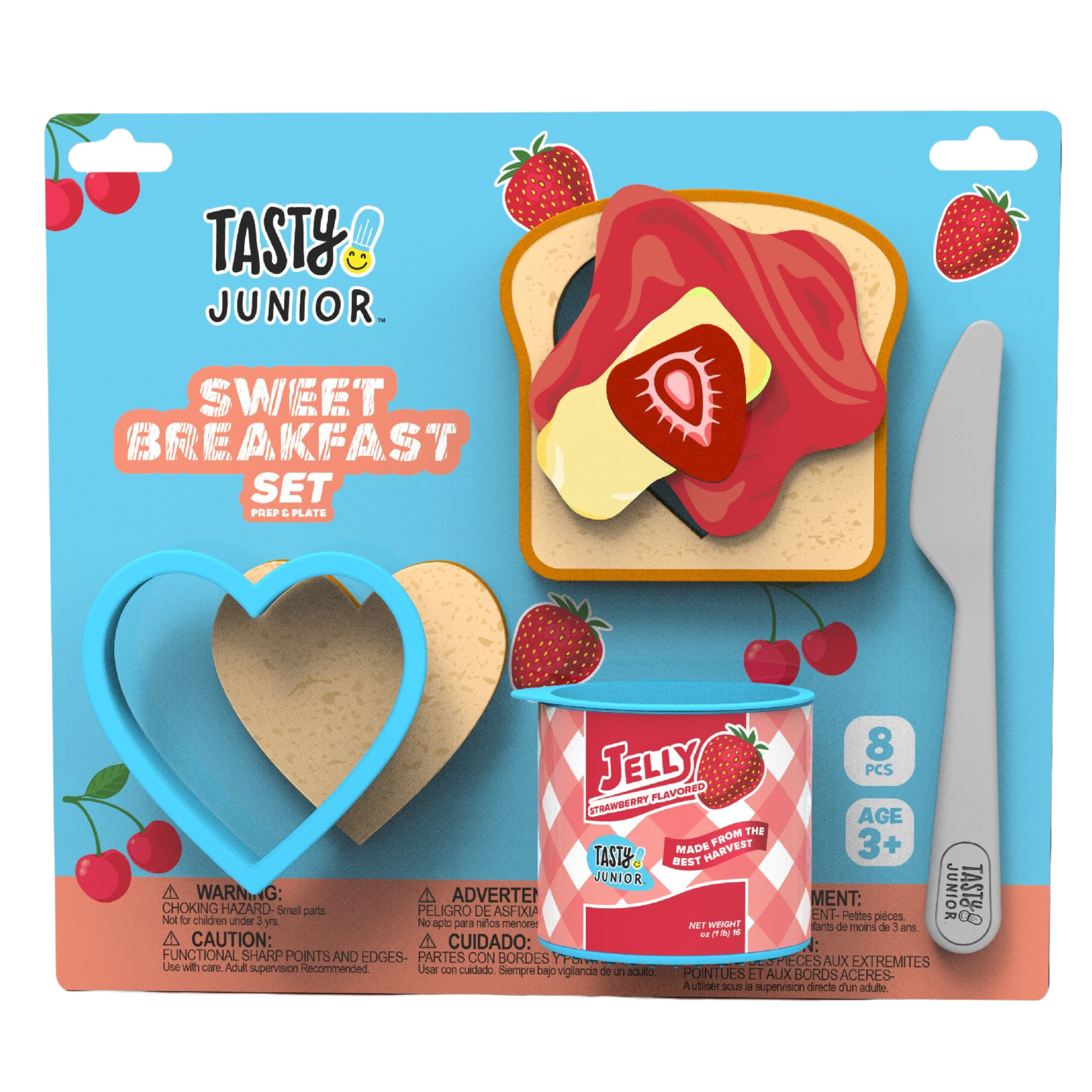 Tasty Junior Prep N Plate Sweet Breakfast 8 Piece Set