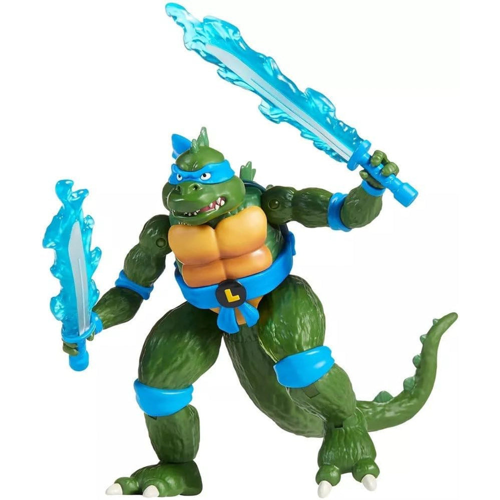 Teenage Mutant Ninja Turtles x Godzilla 5 Inch Action Figure - Leonardo x Godzilla toy.