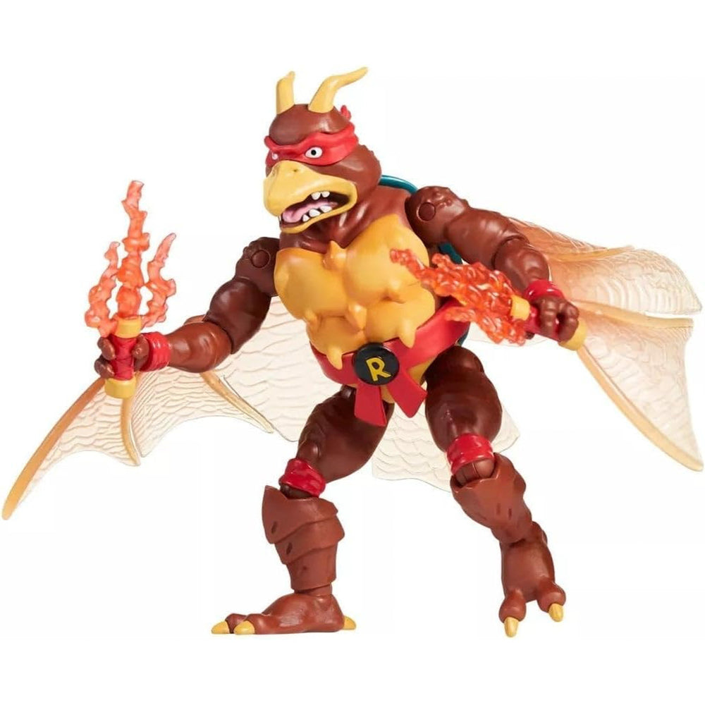 Teenage Mutant Ninja Turtles x Godzilla 5 Inch Action Figure - Raphael x Rodan.
