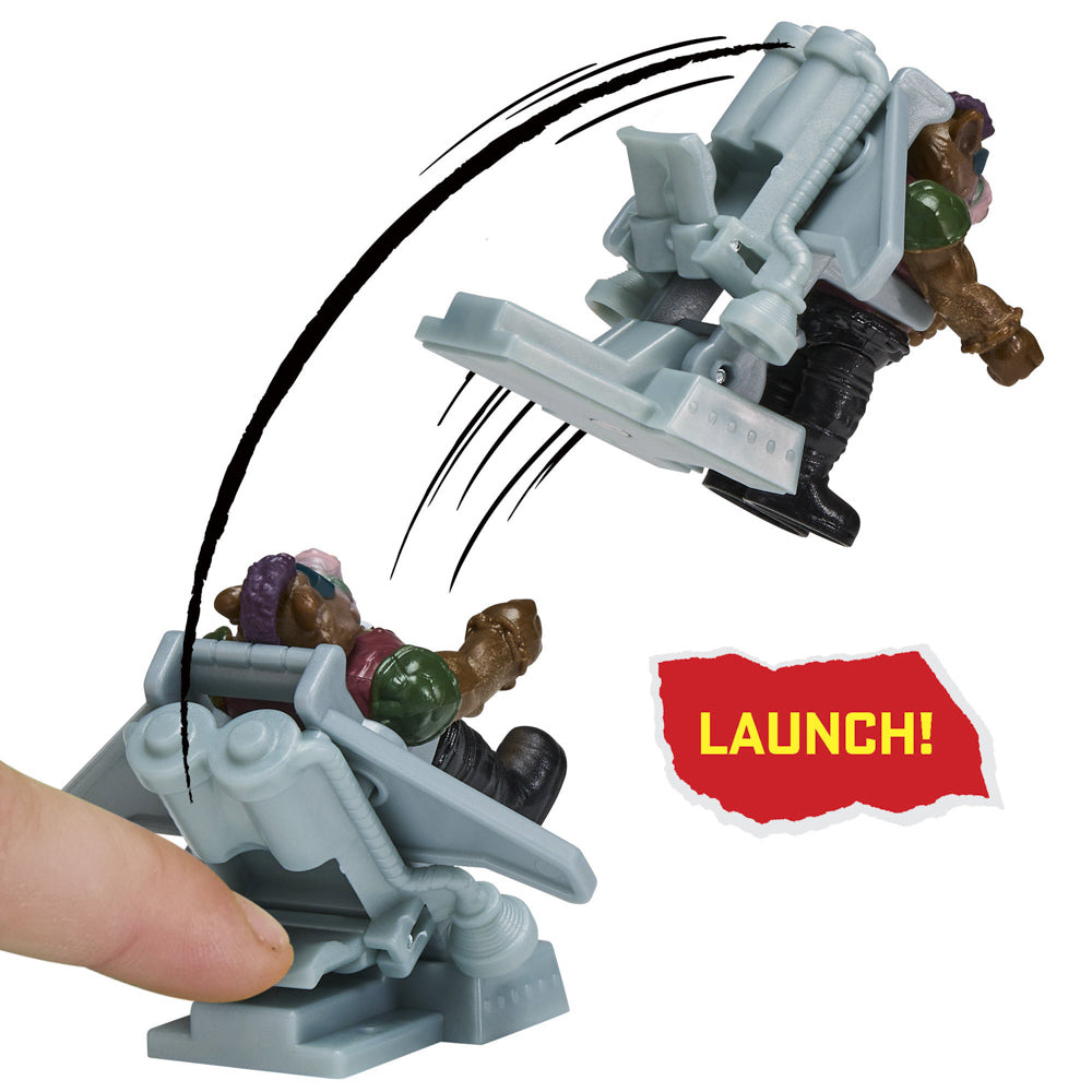 Teenage Mutant Ninja Turtles Turtle Launcherz Action Figure - Bebop toy.