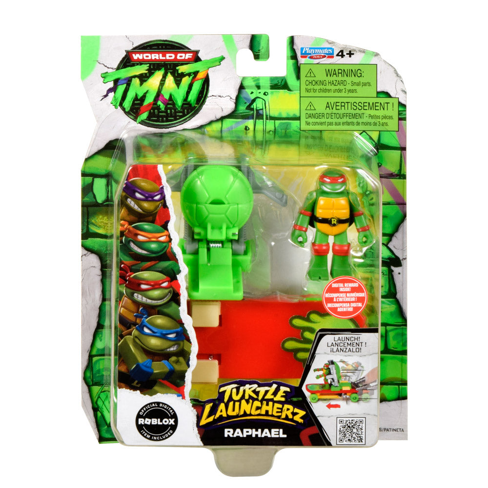 Teenage Mutant Ninja Turtles Turtle Launcherz Action Figure - Raphael toy.