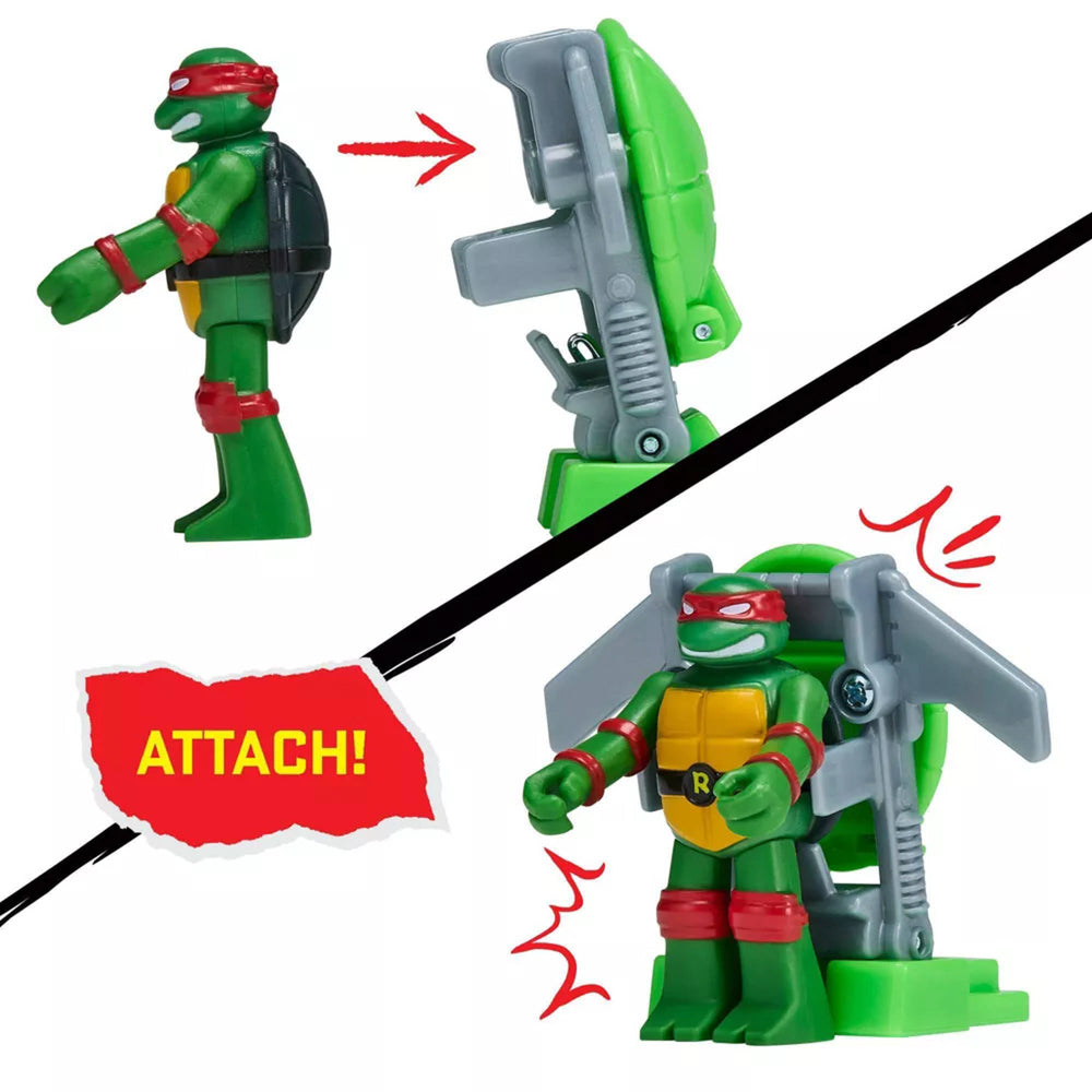 Teenage Mutant Ninja Turtles Turtle Launcherz Action Figure - Raphael toy.