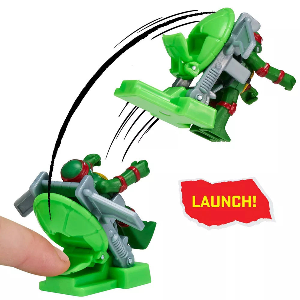 Teenage Mutant Ninja Turtles Turtle Launcherz Action Figure - Raphael toy.
