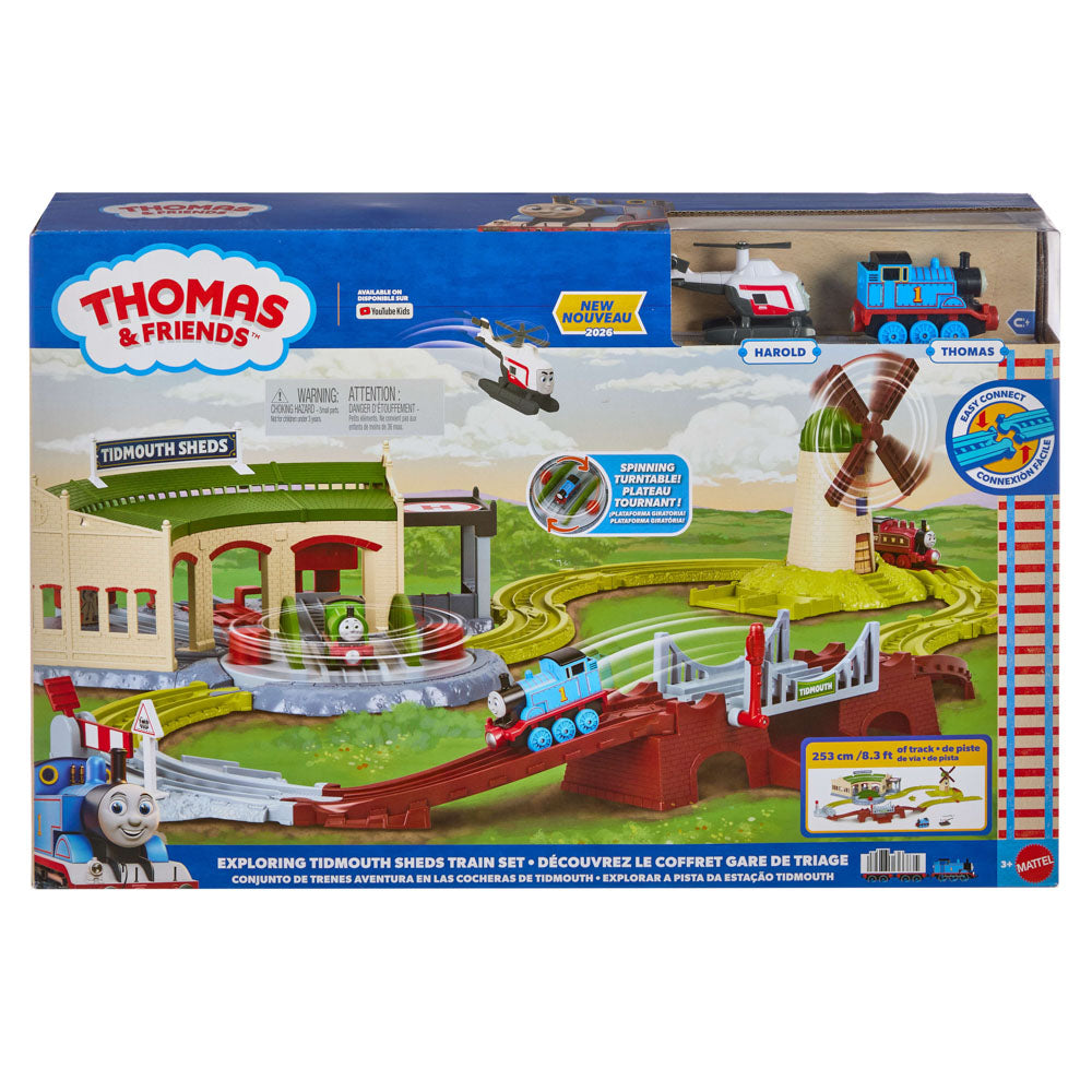 Thomas & Friends Exploring Tidmouth Sheds Train Set toy.