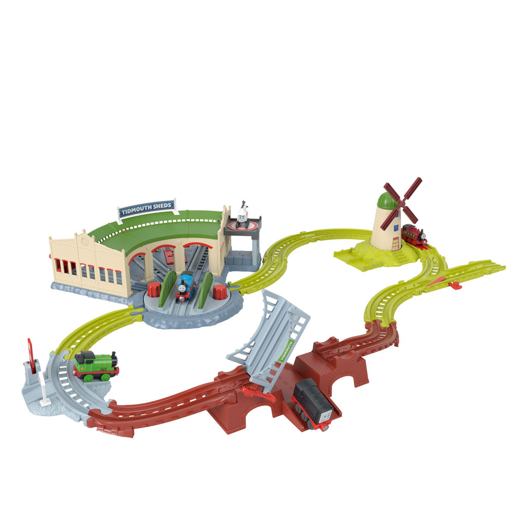Thomas & Friends Exploring Tidmouth Sheds Train Set toy.