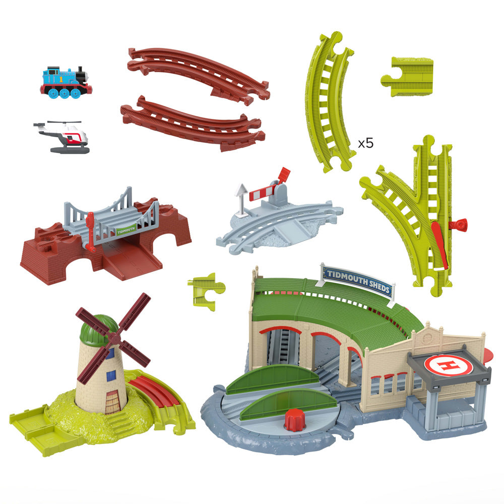 Thomas & Friends Exploring Tidmouth Sheds Train Set toy.
