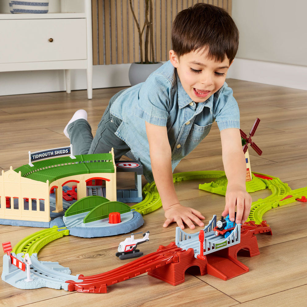 Thomas & Friends Exploring Tidmouth Sheds Train Set toy.