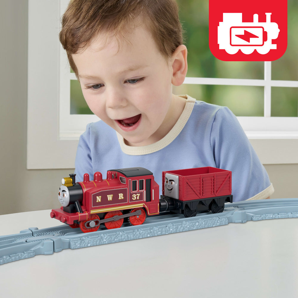Thomas & Friends Motorized Engine - Rosie & Troublesome Train & Truck toy.
