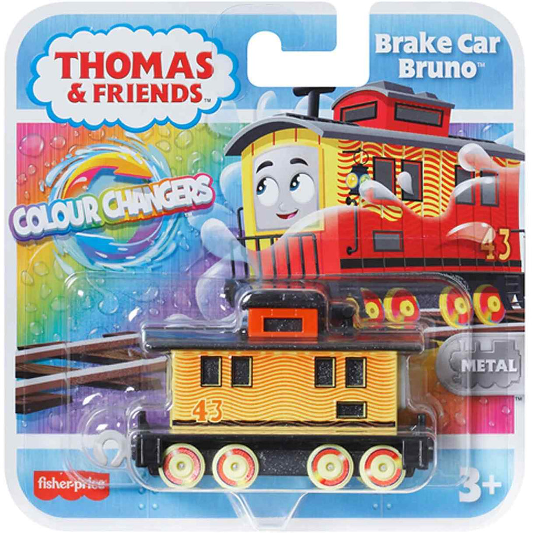 Fisher Price Thomas & Friends Metal Color Changers Brake Car Bruno Die-Cast Vehicle - 1