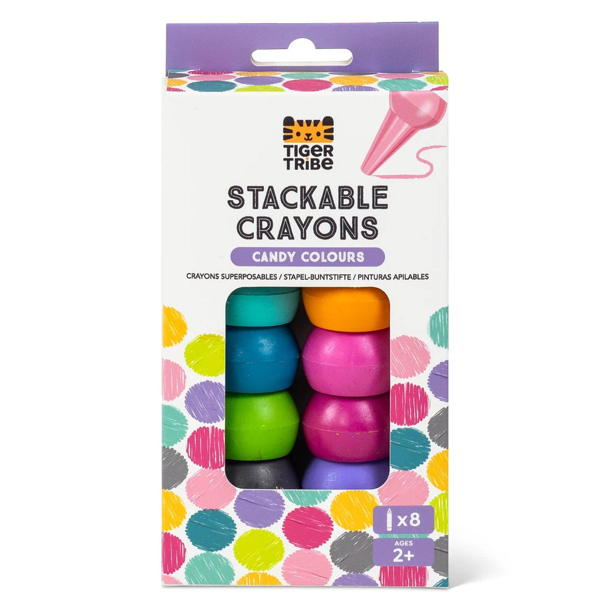 Tiger Tribe Stackable Crayons - Candy Colours.