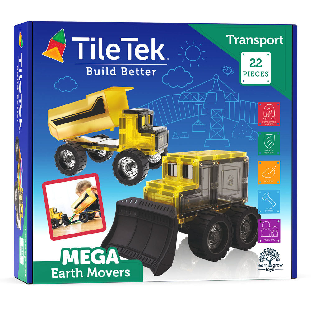 TileTek 22 Piece Transport Set - Mega Earth Movers