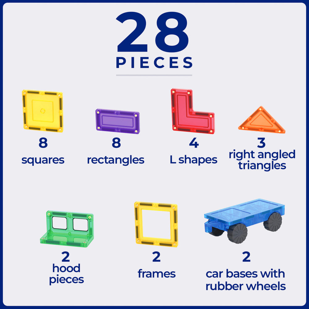 TileTek 28 Piece Transport Set - Car Pack
