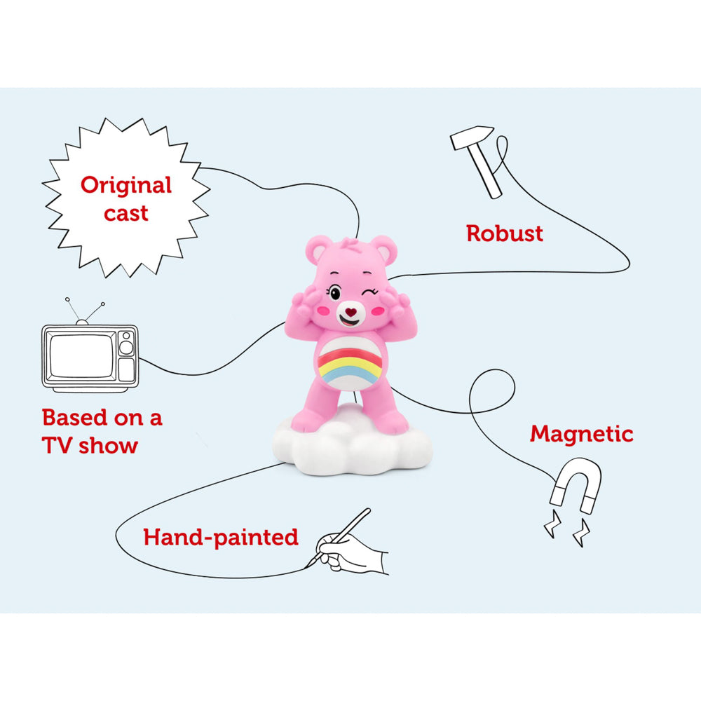Tonies Audio Character Care Bears - Cheer Bear figure.