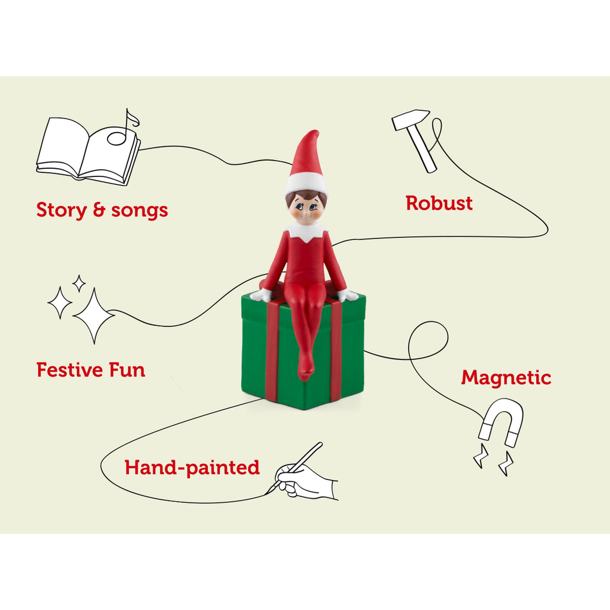 Tonies Audio Character - Elf on the Shelf figure.